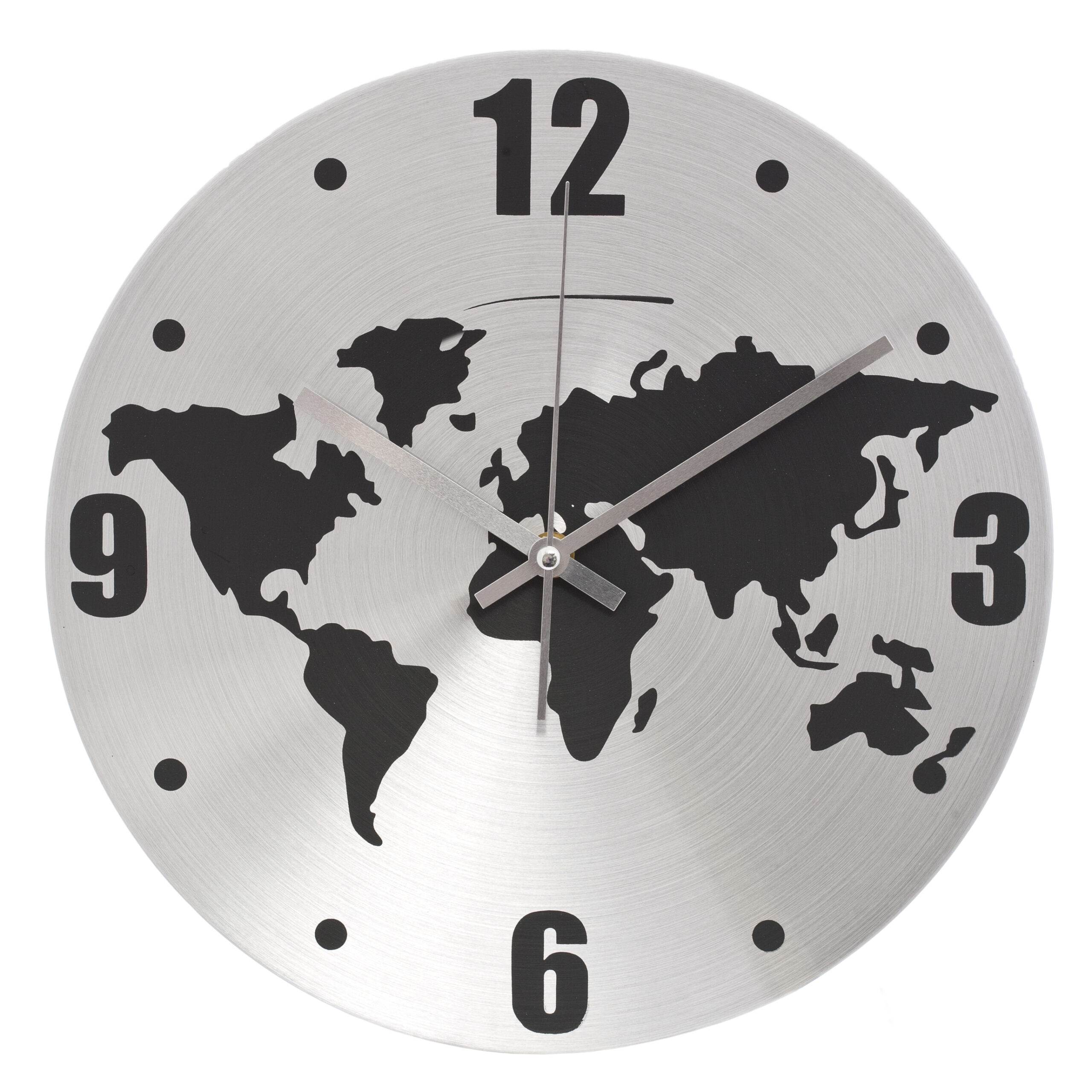 Часы карта мира настенные