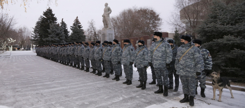 В Волгоград вернулись полицейские, охранявшие жителей Дагестана