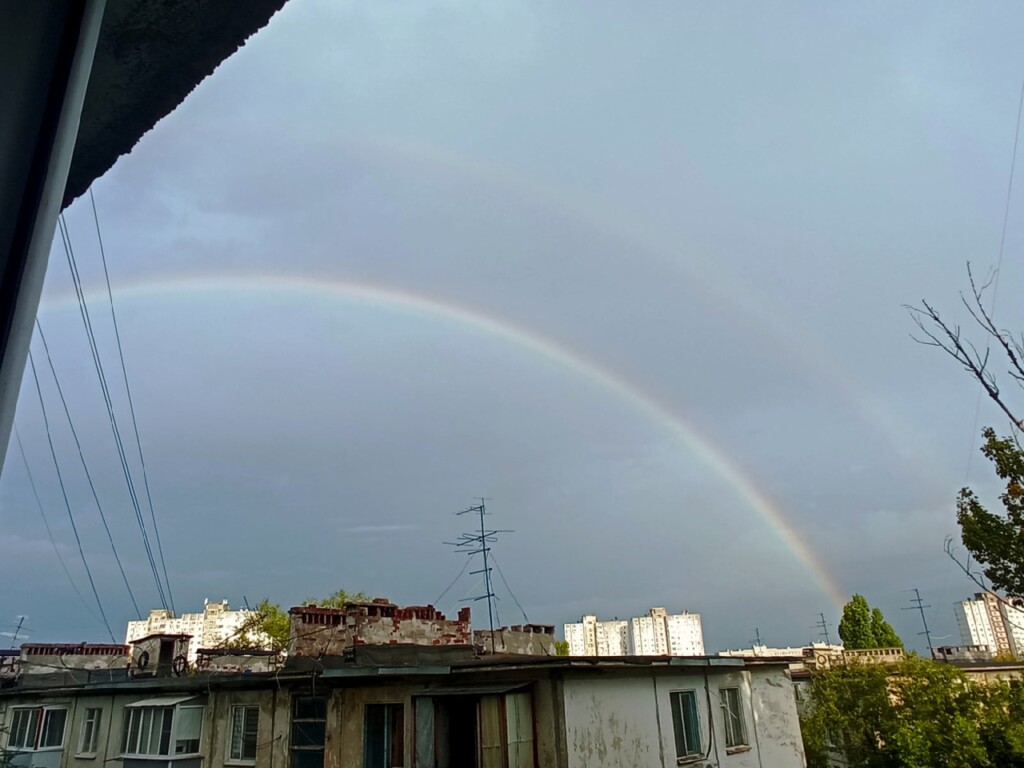 После выборов в небе над Волгоградом появилась двойная радуга | 20.09.2021  | Волгоград - БезФормата