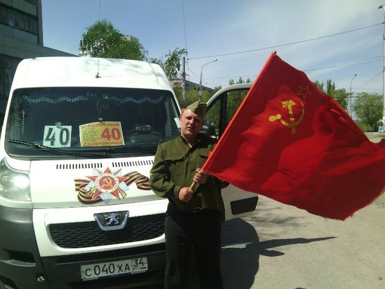 Волгоградский маршрутчик придумал свою акцию памяти ко Дню Победы