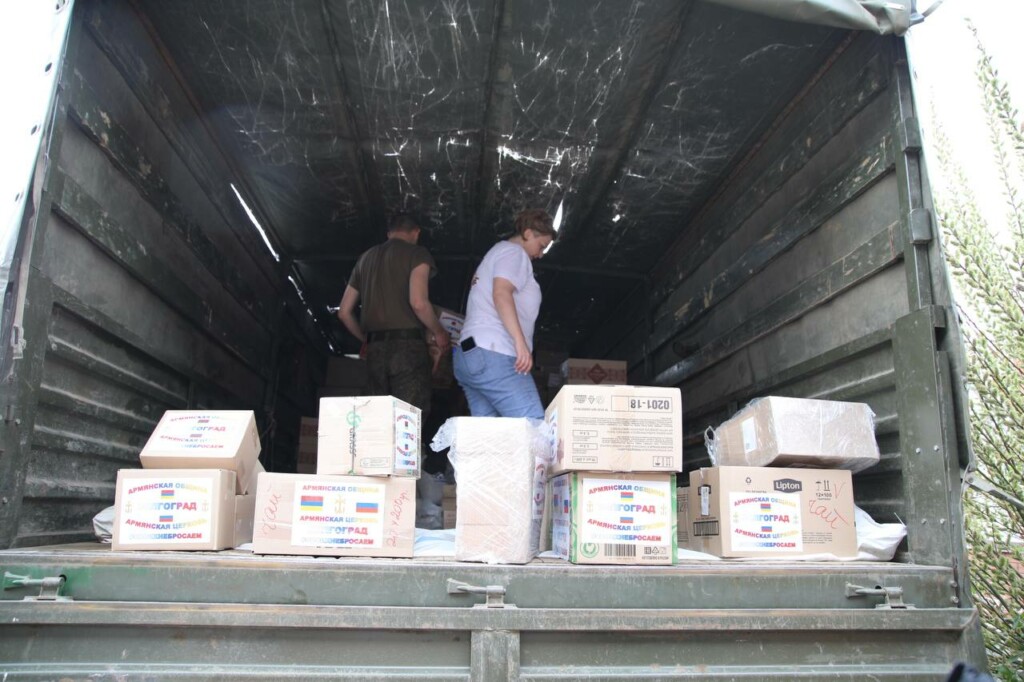 “Армянская община” Волгоградской области отправила 20 тонн гуманитарной помощи на Донбасс