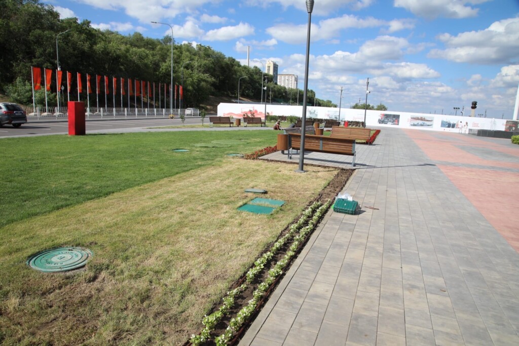 В Волгограде продолжат ремонтировать нижнюю террасу набережной до моста через Волгу