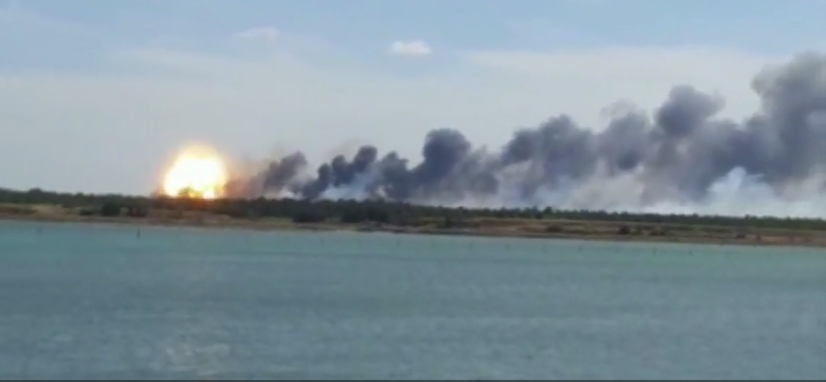 В Крыму прозвучало несколько взрывов