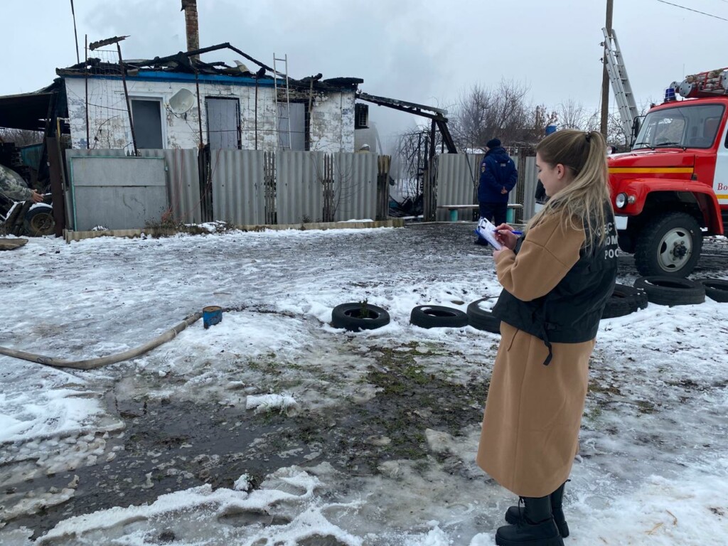В Калачевском районе в пожаре погиб двухлетний ребенок