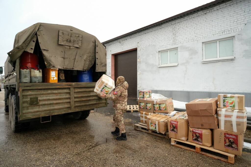 От Волгоградской области на СВО отправили беспилотники и стройматериалы