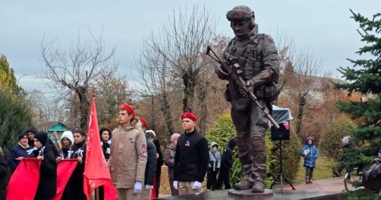 В Волгоградской области появился новый памятник ветеранам военных конфликтов